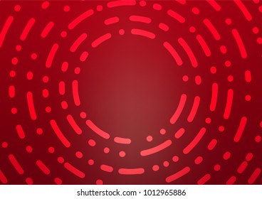 Light Red vector natural elegant pattern. Colorful abstract illustration with lines in Asian style. The best blurred design for your business.