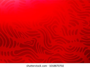 Light Red vector natural elegant texture. Geometric doodle illustration in Origami style with gradient. The completely new template can be used for your brand book.