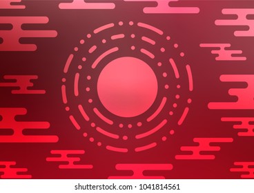 Light Red vector natural elegant texture. Glitter abstract illustration with doodles and Zen tangles. The textured pattern can be used for website.
