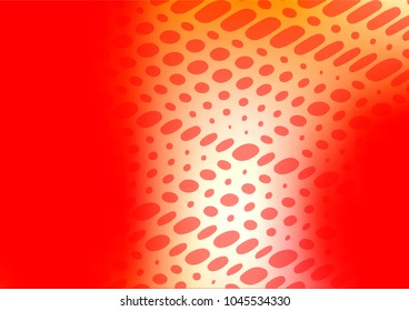 Light Red vector natural elegant background. Blurred decorative design in Indian style with Zen tangles. Brand-new style for your business design.