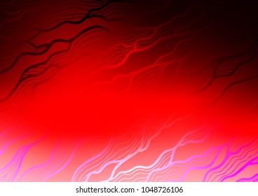 Light Red vector natural elegant texture. Doodles on blurred abstract background with gradient. Hand painted design for web, leaflet, textile.