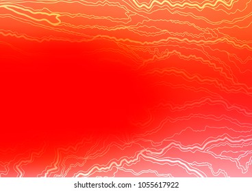Light Red vector natural elegant pattern. Shining colored illustration with doodles in Zen tangle style. Hand painted design for web, leaflet, textile.