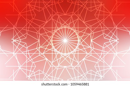 Light Red vector natural elegant template. Glitter abstract illustration with doodles and lines drawn by child. A completely new template for your business design.