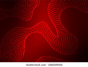 Light Red vector natural elegant texture. Blurred decorative design in Indian style with lines. The doodle design can be used for your web site.
