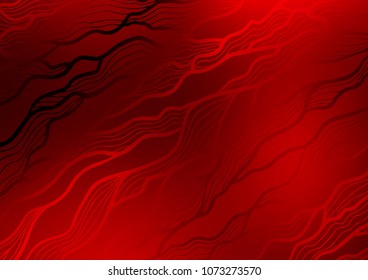 Light Red vector natural elegant pattern. Colorful illustration in abstract style with doodles and Zen tangles. Brand-new design for your business.