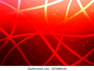 Light Red vector natural elegant pattern. Modern geometrical abstract illustration with doodles. The completely new template can be used for your brand book.