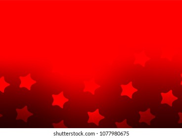 Light Red vector natural elegant texture. A vague abstract illustration with doodles in Indian style. A new texture for your design.