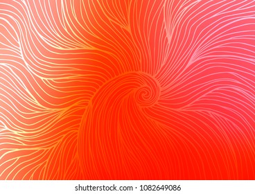 Light Red vector natural elegant background. Glitter abstract illustration with doodles and Zen tangles. The textured pattern can be used for website.