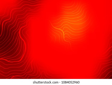 Light Red vector natural elegant pattern. Ethnic elegant natural pattern with gradient. The pattern can be used for coloring books and pages for kids.