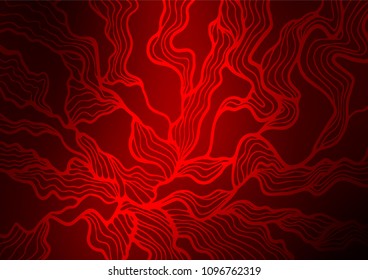 Light Red vector natural elegant background. Modern geometrical abstract illustration with doodles. A completely new template for your business design.