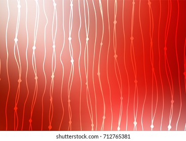 Light Red vector natural elegant template. Brand-new colored illustration in blurry style with doodles. The pattern can be used for heads of websites and designs.