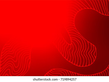 Light Red vector natural elegant texture. Colorful abstract illustration with lines in Asian style. The textured pattern can be used for website.