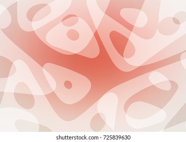 Light Red vector natural elegant template. Sketchy hand drawn doodles on blurred background. Brand-new design for your business.