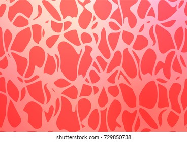 Light Red vector natural elegant template. Brand-new colored illustration in blurry style with doodles. The pattern can be used for wallpapers and coloring books.