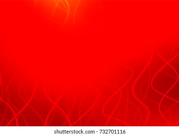 Light Red vector natural elegant background. Shining colored illustration with doodles in Zen tangle style. The best blurred design for your business.