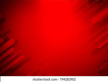 Light Red vector natural elegant template. Brand-new colored illustration in blurry style with doodles. The pattern can be used for coloring books and pages for kids.