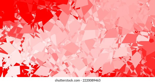 Light red vector pattern with abstract shapes. Colorful abstract forms with gradient in simple style. Smart design for your business.