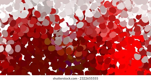 Light red vector pattern with abstract shapes. Modern abstract illustration with gradient random forms. Background for cell phones.
