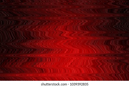 Light Red vector pattern with bent lines. Colorful abstract illustration with gradient lines. New composition for your brand book.
