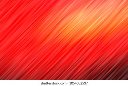 Light Red vector pattern with bent lines. Blurred geometric sample with gradient bubbles.  Textured wave pattern for backgrounds.