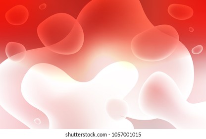 Light Red vector pattern with bent lines. Creative geometric illustration in memphis style with gradient. Memphis style for your business design.