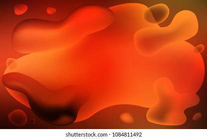 Light Red vector pattern with bent lines. Creative geometric illustration in memphis style with gradient. New composition for your brand book.