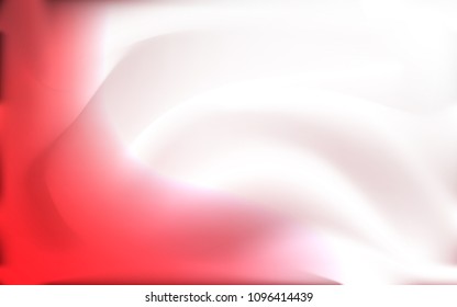 Light Red vector pattern with bent ribbons. Colorful abstract illustration with gradient lines. The best blurred design for your business.