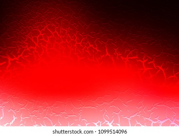 Light Red vector pattern with bent ribbons. Colorful illustration in abstract marble style with gradient. A completely new template for your business design.
