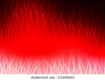 Light Red vector pattern with bent lines. A completely new color illustration in marble style. Marble design for your web site.