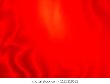 Light Red vector pattern with bent ribbons. Shining illustration, which consist of blurred lines, circles. A new texture for your  ad, booklets, leaflets.
