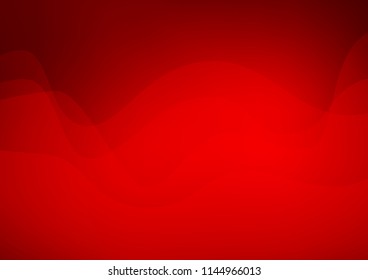 Light Red vector pattern with bent ribbons. An elegant bright illustration with gradient. The template for cell phone backgrounds.