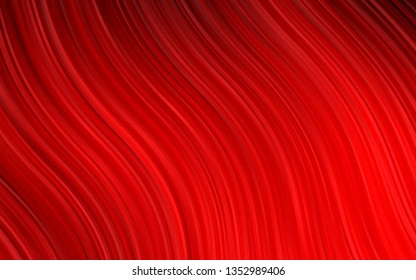 Light Red vector pattern with bent ribbons. Creative geometric illustration in marble style with gradient. The elegant pattern for brand book.