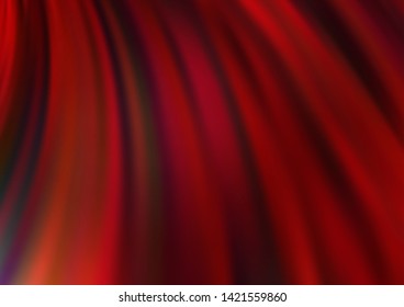 Light Red vector pattern with bent ribbons. Creative geometric illustration in marble style with gradient. New composition for your brand book.