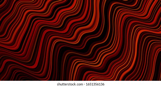 Light Red vector pattern with bent lines. Brand new colorful illustration in simple style. Template for cell phone screens.
