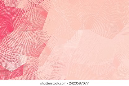 Light Red vector pattern with bent lines. A sample with colorful lines, shapes. Business design for posters, banners.