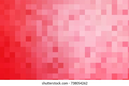 Light Red vector pattern. Brand-new rectangular template. Shining geometric sample. Repeating theme with rectangular shapes. Texture for your design.