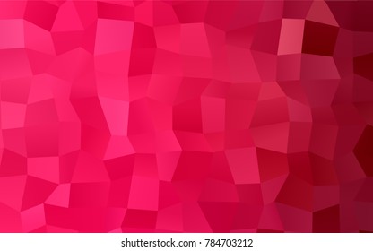 Light Red vector pattern. Brand-new rectangular template. Shining geometric sample. Repeating theme with rectangular shapes. Texture for your design.