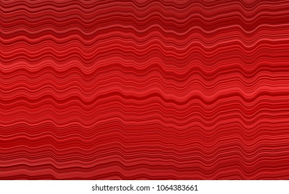 Light Red vector pattern with bubble shapes. Blurred geometric sample with gradient bubbles.  A completely new template for your business design.