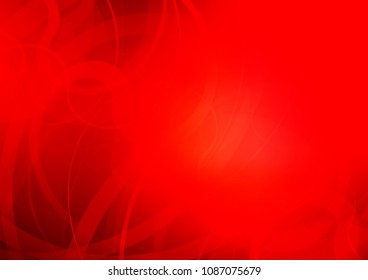 Light Red vector pattern with bubble shapes. Modern gradient abstract illustration with bandy lines. Marble style for your business design.