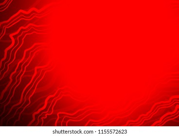 Light Red vector pattern with bubble shapes. Modern gradient abstract illustration with bandy lines. A new texture for your  ad, booklets, leaflets.