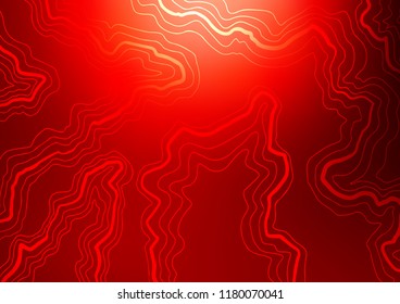Light Red vector pattern with bubble shapes. Creative illustration in halftone marble style with gradient. The template for cell phone backgrounds.