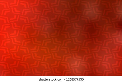Light Red vector pattern with bubble shapes. Modern gradient abstract illustration with bandy lines. A new texture for your  ad, booklets, leaflets.