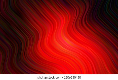 Light Red vector pattern with bubble shapes. Blurred geometric sample with gradient bubbles.  A completely new template for your business design.