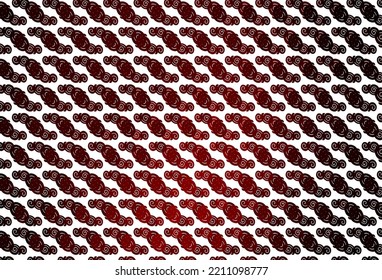 Light Red vector pattern with bubble shapes. Shining crooked illustration in marble style. The elegant pattern for brand book.