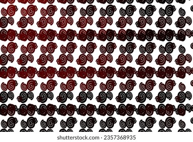 Light Red vector pattern with bubble shapes. Creative illustration in halftone marble style with gradient. Marble style for your business design.