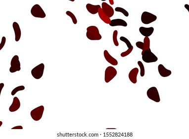 Light Red vector pattern with chaotic shapes. Illustration with colorful gradient shapes in abstract style. Simple design for your web site.
