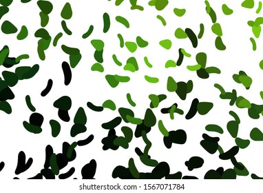 Light Red vector pattern with chaotic shapes. Simple colorful illustration with abstract gradient shapes. Elegant design for wallpapers.