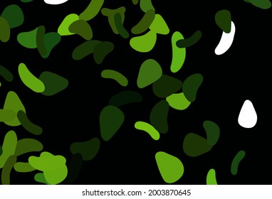 Light Red vector pattern with chaotic shapes. Colorful chaotic forms with gradient in modern style. Modern design for your business card.