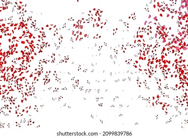 Light Red vector pattern with chaotic shapes. Illustration with colorful gradient shapes in abstract style. Simple design for your web site.