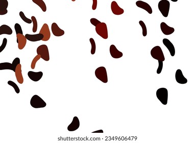 Light Red vector pattern with chaotic shapes. Colorful chaotic forms with gradient in modern style. Simple design for your web site.
